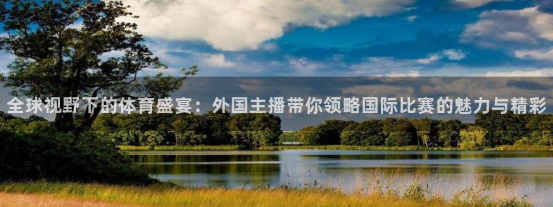 全球视野下的体育盛宴：外国主播带你领略国际比赛的魅力与精彩
