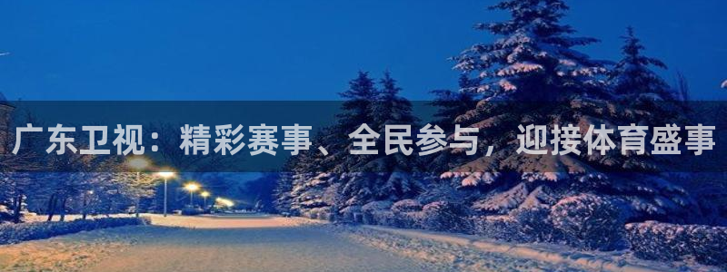 广东卫视：精彩赛事、全民参与，迎接体育盛事