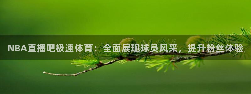 NBA直播吧极速体育：全面展现球员风采，提升粉丝体验