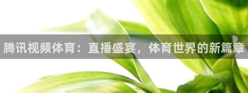 腾讯视频体育：直播盛宴，体育世界的新篇章